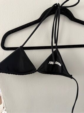 FULL SEND Black Triangle Bikini